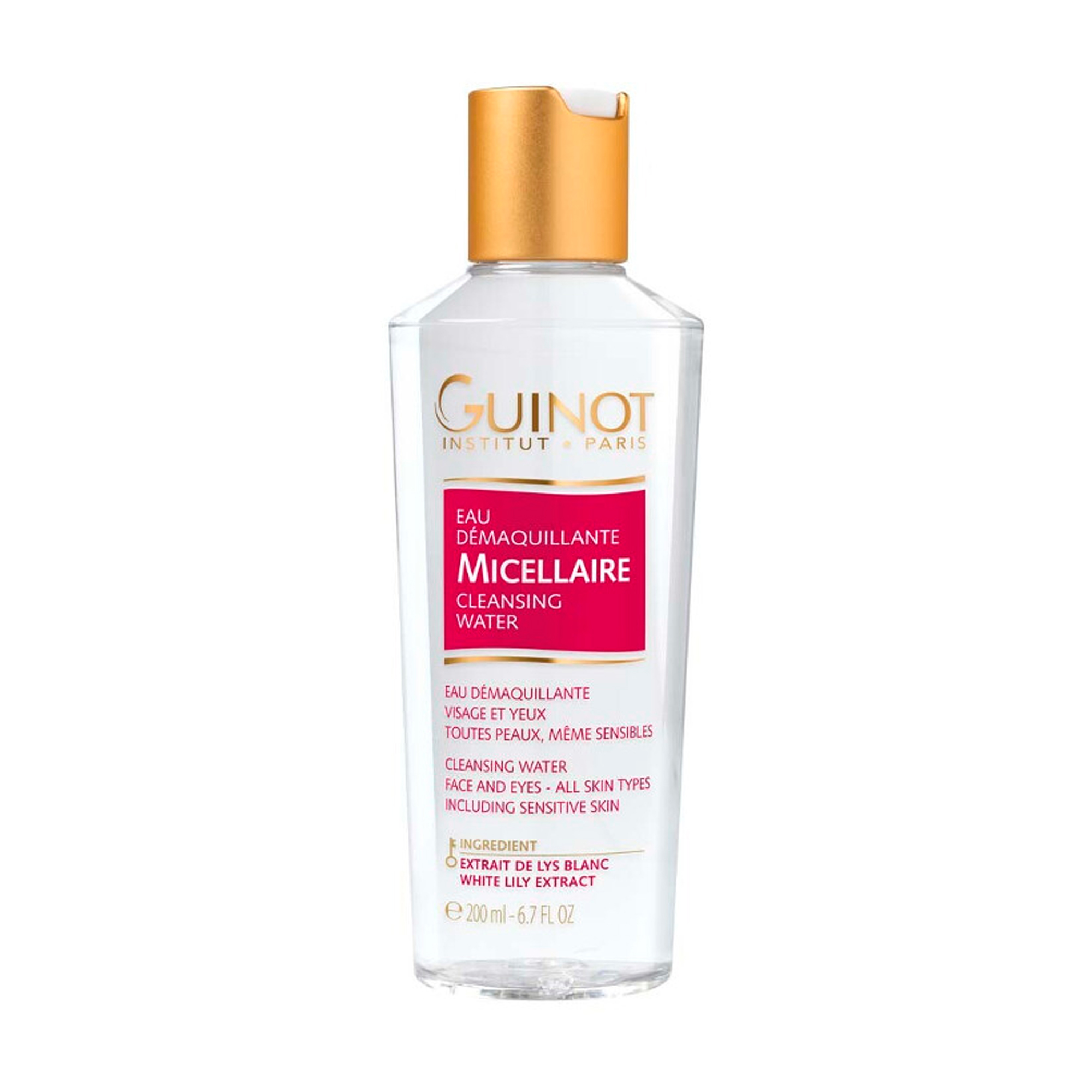 Очищувальна міцелярна вода для зняття макіяжу Guinot Micellaire Cleansing Water, 200 мл